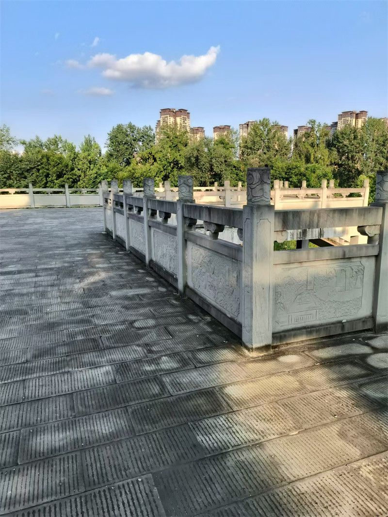 四川青砂石欄杆工程案例